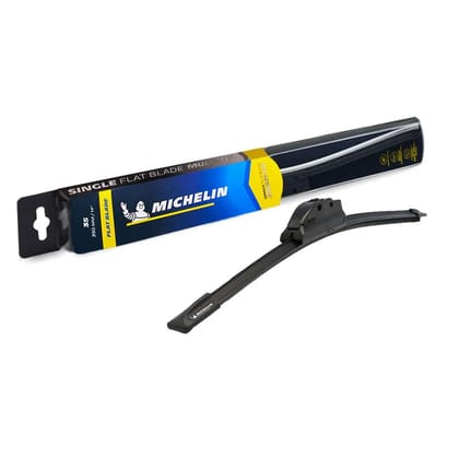 MICHELIN Flat Wiper Blade MULTI-FIT 26"inch,Single pc with Adaptors for All Japanese & European CAR's & SUV's