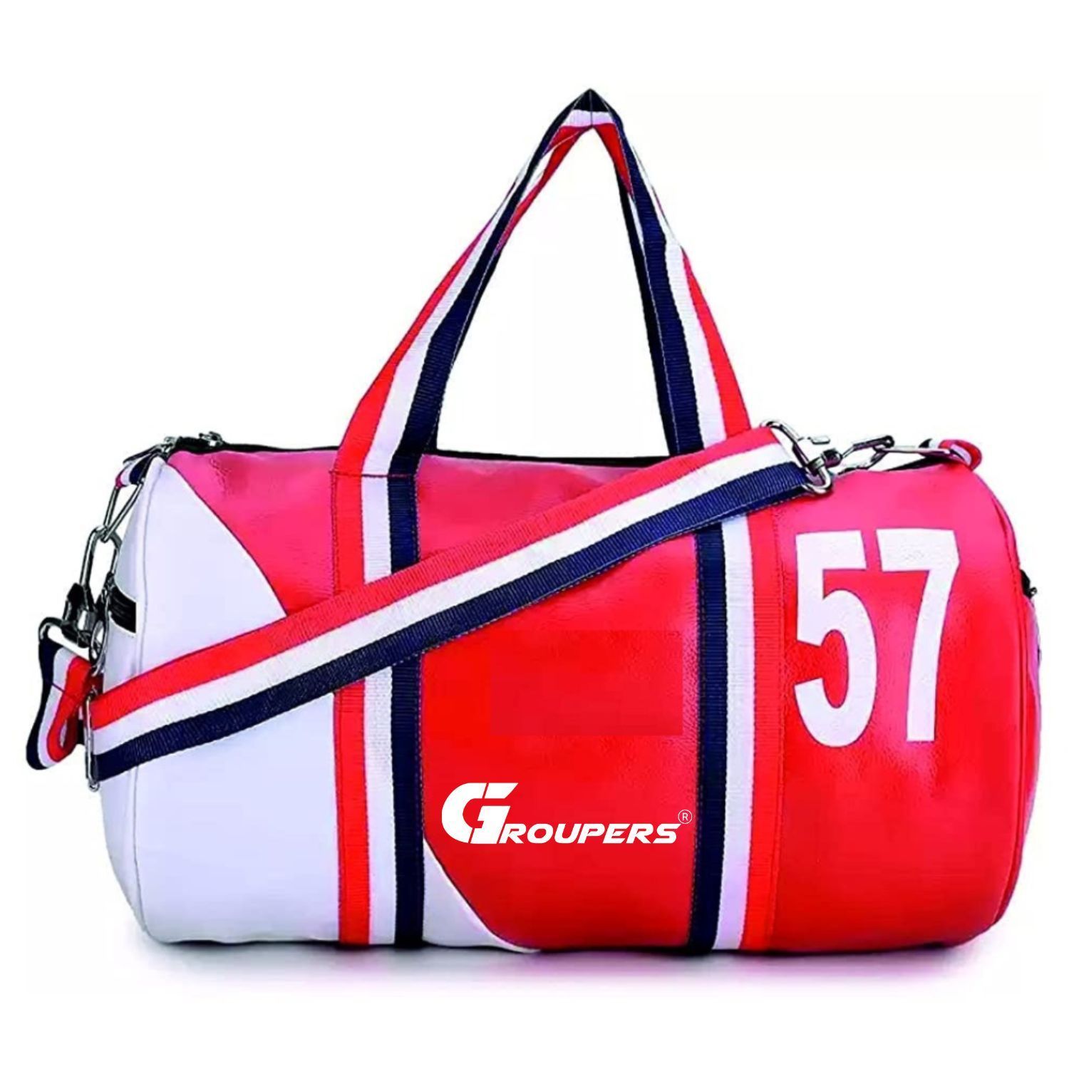 GROUPERS Duffle PU Leather Bag