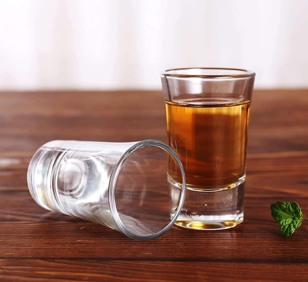 Tequila Shot Glasses, 35 ML, Set of12, Small Whiskey Mug for Vodka, Whiskey, Ocean, Spirits, Dessert, Espressos, Cordial, Patiala, Liquors & Beverage Drink, Perfect for Bar, Casino, Restaurants