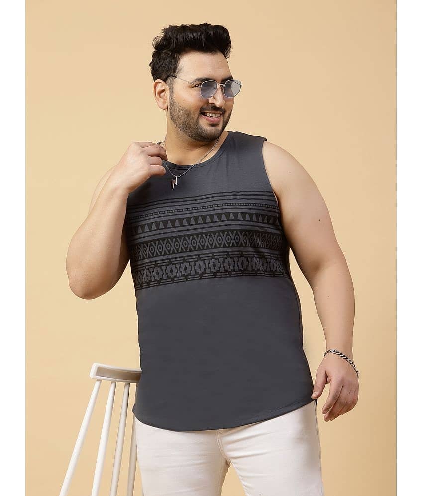 Rigo Pack of 1 Cotton Gym Vest For Men ( Wine )