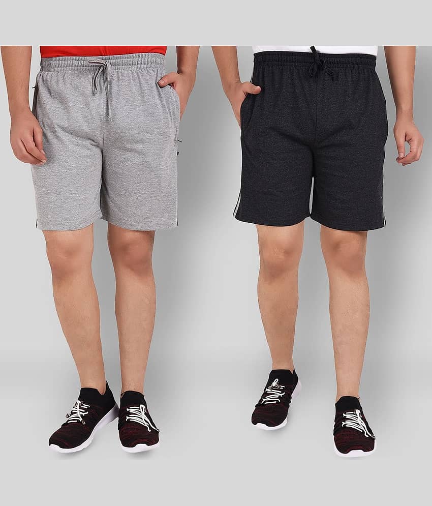 Neo Garments - Multi Cotton Men's Shorts ( Pack of 2 )
