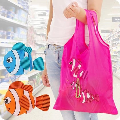 12 Pcs Fish Foldable Shopping Bags