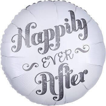Happily Ever After Shimmer Balloon - 18 inches - 40 PC - Party and Festive Needs | Buy online on ZillyBuy