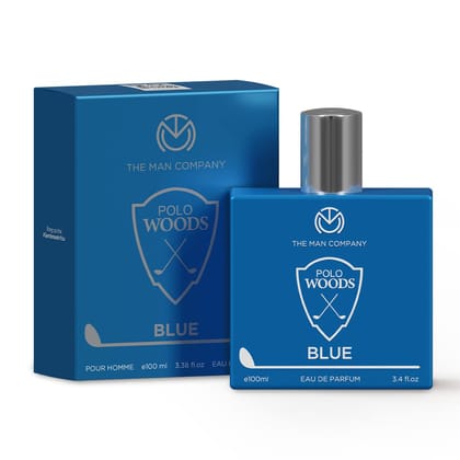The Man Company EDP for man 100ml – Polo Blue | Premium Perfume | Long-lasting Fragrance | Perfect For Man | Citrusy, Marine and Musky | Made With Essential Oils | Anniversary fragrance gift | Secret Santa Gift Set | The Man Company EDP for man 100ml – P