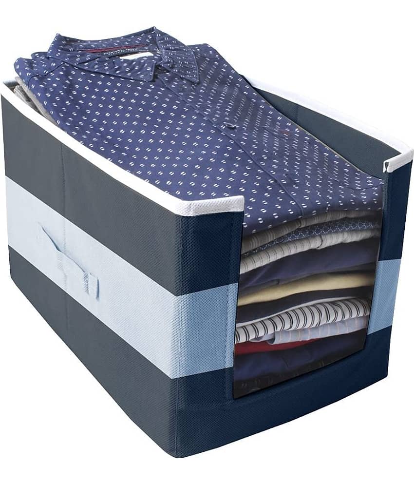 PrettyKrafts Shirt Stacker Closet Organizer - Shirts and Clothing Organizer - (Single) - GreyBlack