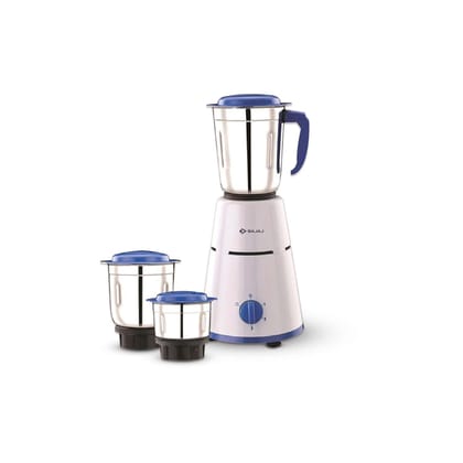 Bajaj Pluto 500W Mixer Grinder | 2 In 1 Function Blade | 3 Jars | 3 Speed Control | Rust Proof Body | 1 Yr Warranty 【White】 Bajaj Pluto 500W Mixer Grinder | 2 In 1 Function Blade | 3 Jars | 3 Speed Control | Rust Proof Body | 1 Yr Warranty 【White】 - Whit