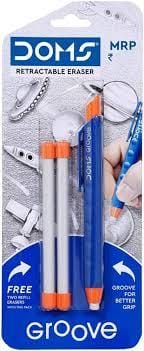 DOMS GROOV RETRACTABLE ERASER