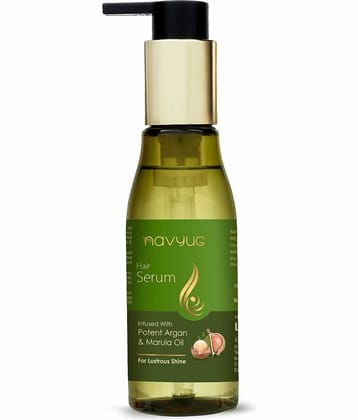 Leeford Navyug Hair Serum - infused with potent argon oil and marula oil for lustrous shine (150g)