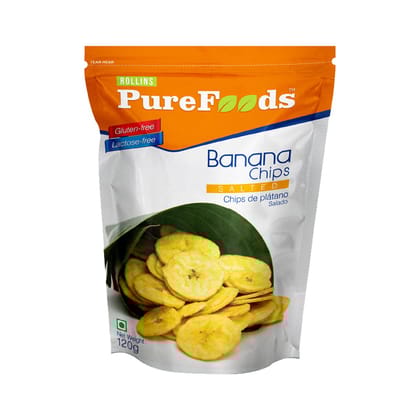 PureFoods Lightly Salted Banana Chips - 120g - Pack of 3