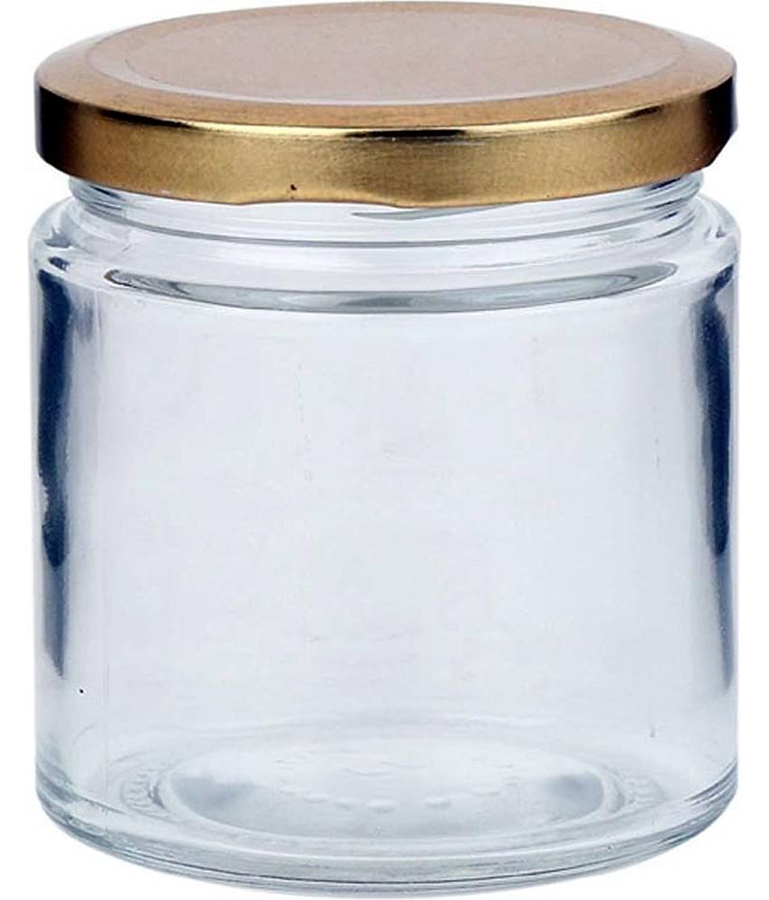 Somil Glass Container Jar Glass Transparent Utility Container ( Set of 1 )