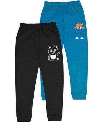 J&JP Pack of 2 Boys Cotton Blend Trackpant ( Multicolor )