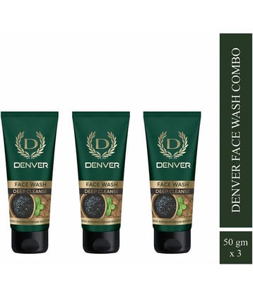 Denver Daily Use Face Wash For All Skin Type ( Pack of 3 )