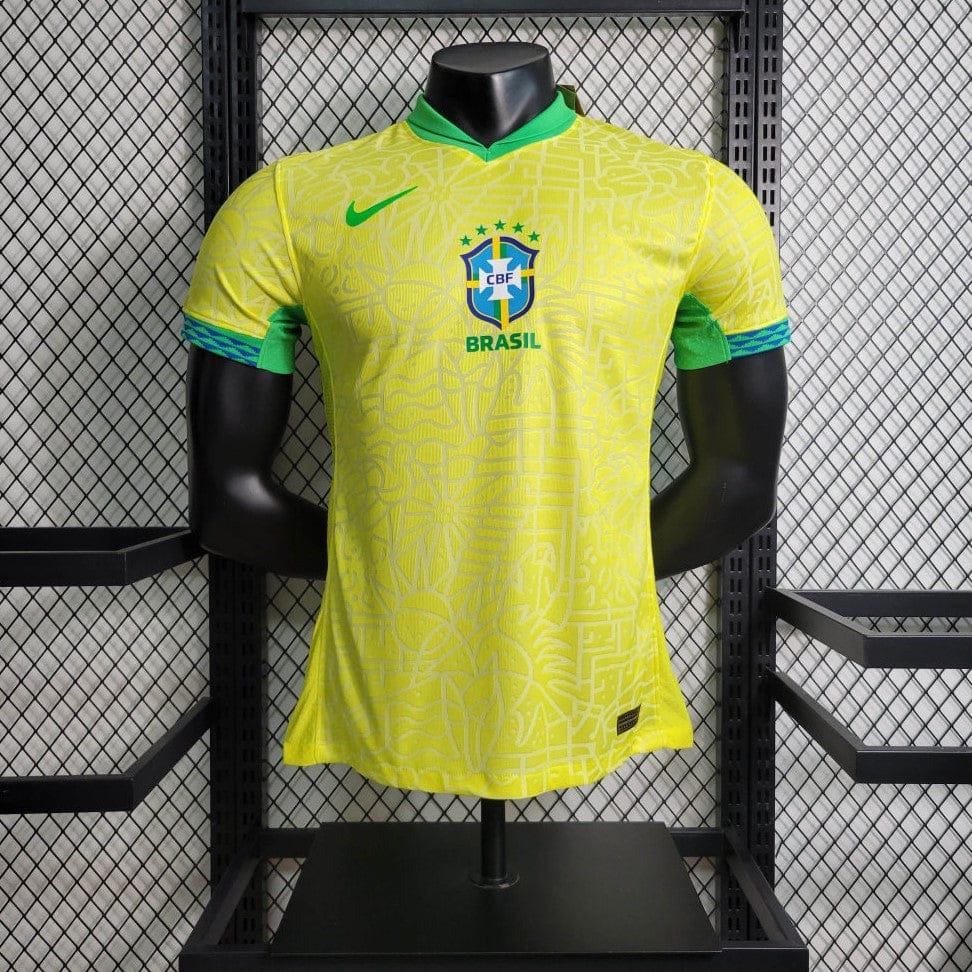 Brazil Home Jersey Copa America 2024 PLAYER VERSION-S
