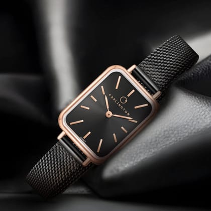 Iconic 2041 Black Analog Womens Watch