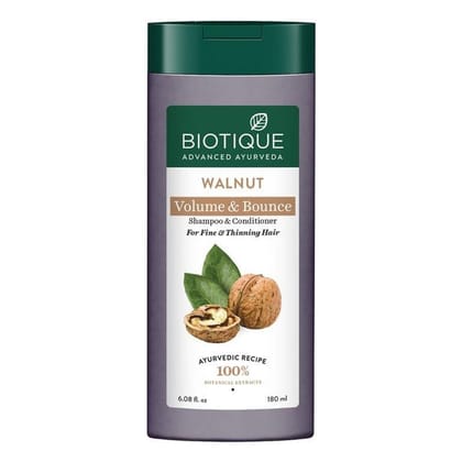 Biotique Walnut Volume & Bounce Shampoo 180ml
