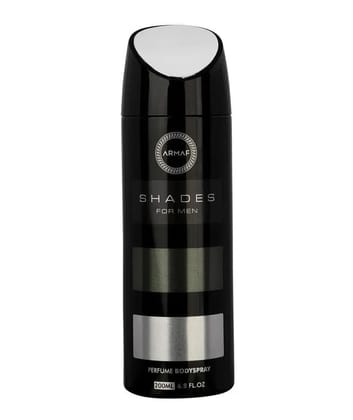 Armaf Shades Black Deodorant Body Spray For Men, 200 ml