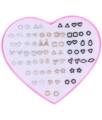 Stud Earring Stylish Multicolor Multi Designe Set Of 36 Earrings for girls
