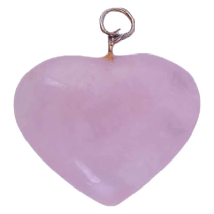 Rose Quartz Heart Pendant for Reiki Healing and Crystal Healing,Traditional Astrological Pendant for Women and Mens | Lucky Charm Positive Vibes Energy | Necklace,Pendant,Gifts(KI_32)  by Krishna Impex