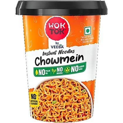 Wok Tok by Veeba Chowmein Instant Cup Noodles, 92.5 g