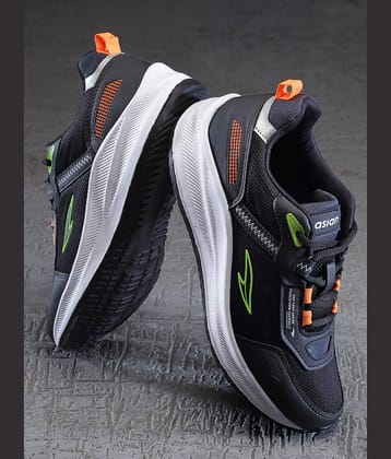 ASIAN Black Men's Sports Running Shoes