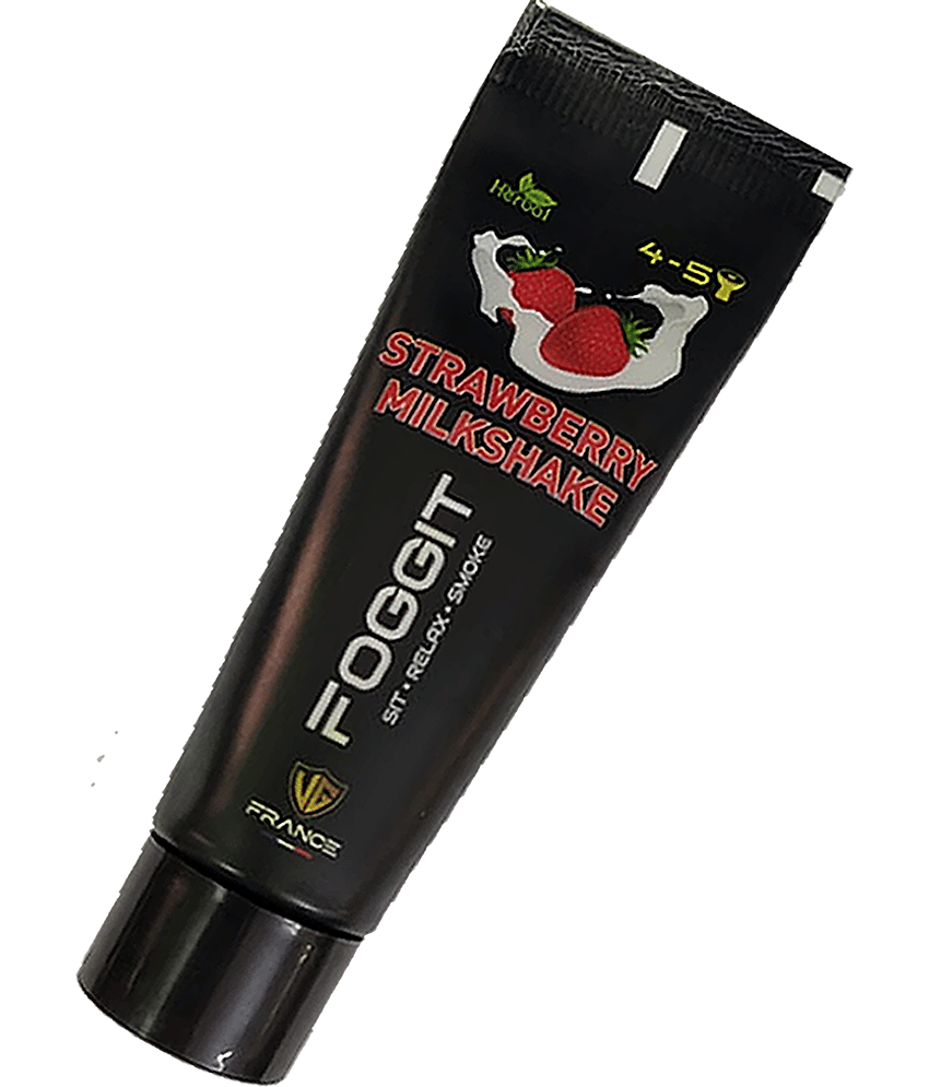 PUFF SMART Herbal Cream Tube Strawberry Milkshake Hookah (50 g) (100% Tobacco and Nicotine Free)