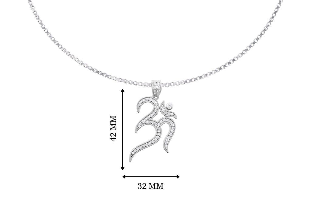 Iced Out Om Pendant