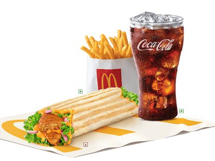Tandoori Chicken Wrap Meal