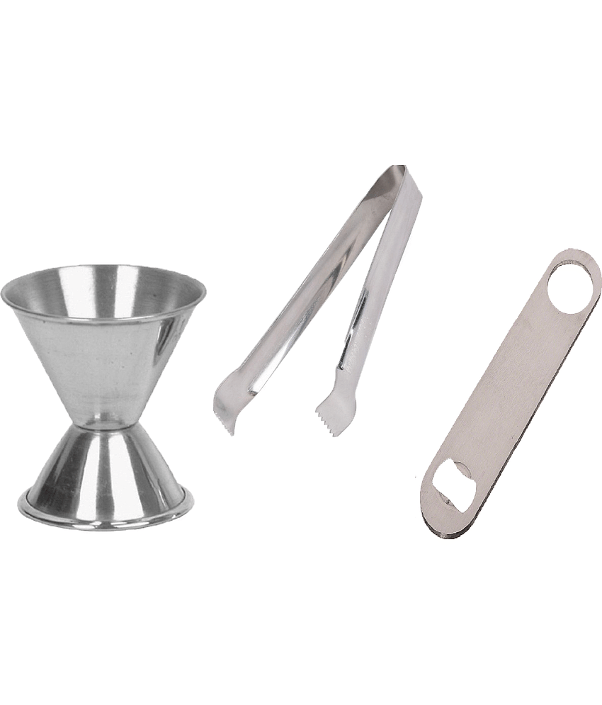 Steel Bottle Opener 3 Pcs - Silver