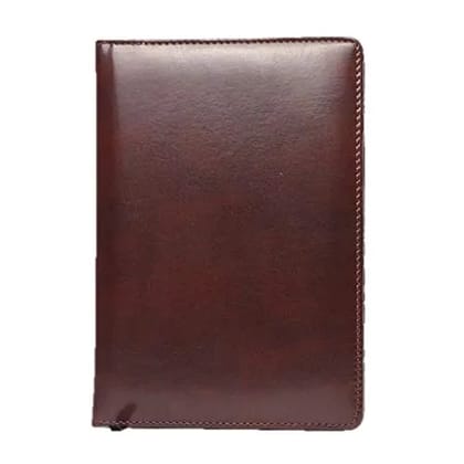 Leatherite A5 Size Foambound Notebook (Chocolate Brown)