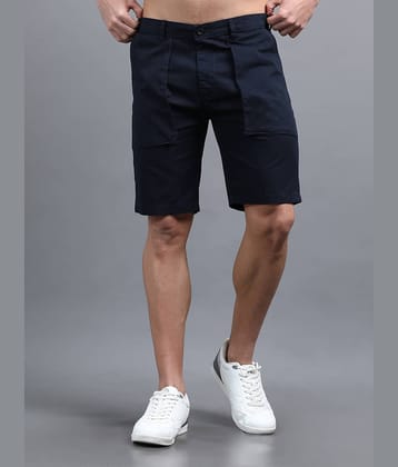Paul Street Navy Cotton Men's Shorts ( Pack of 1 )