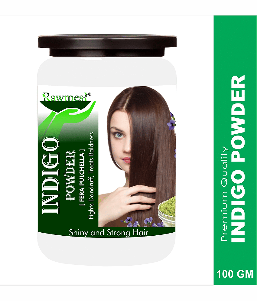 Rawmest Ayurvedic Indigo (Indigofera Tinctoria) Powder 100 Gm Pack of 1