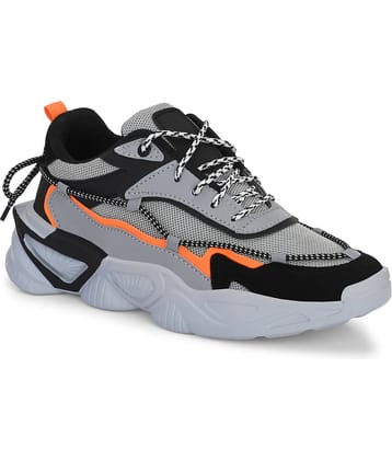 Rising Wolf Lightweight Black Men's Sports Running Shoes