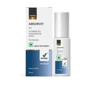 Vestige Prime Absorvit Vitamin B12 Sublingual Spray 09ml