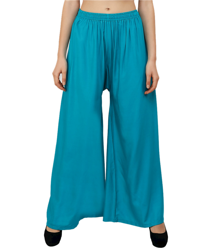 Whyme Fashion - Green Rayon Women's Palazzo ( Pack of 1 )