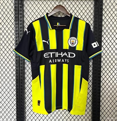 Manchester City Football Jersey Away 24 25 Season-S