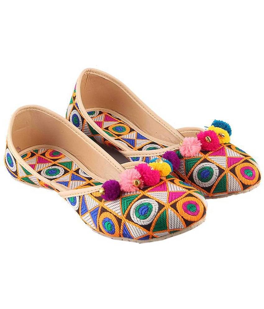 Raj Multi Color Ethnic Footwear
