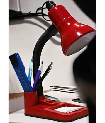 ZESTRUM Red Table Lamp ( Pack of 1 )