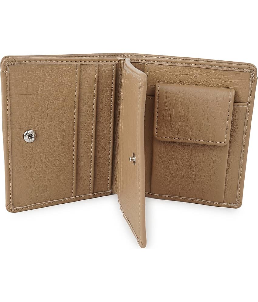 Classic World PU Printed Men's RFID Wallet With 7 Slots For Card ( Beige , Pack of 1 )