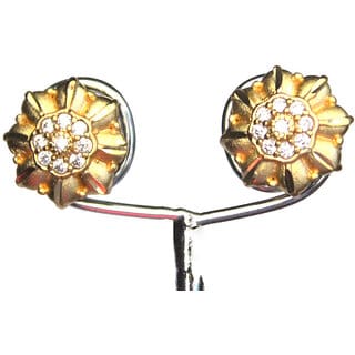 S L GOLD 1 Gram Micro Plated Aachi manorama Earring E22