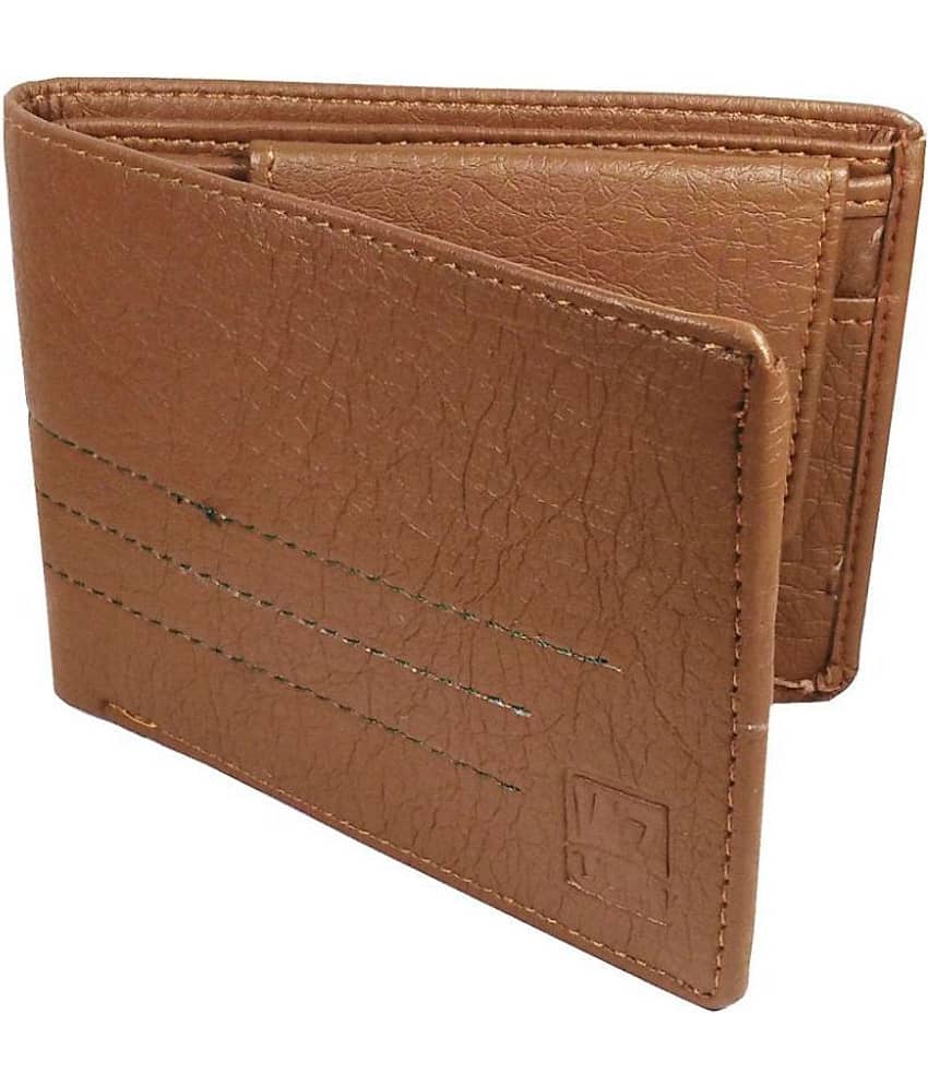 WENZEST - Tan PU Men's Regular Wallet ( Pack of 1 )