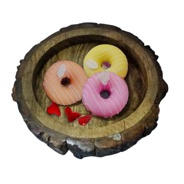 Sweet Tooth- Donut - Goat Milk Handmade Soap with Cranberry oil-110 Gms