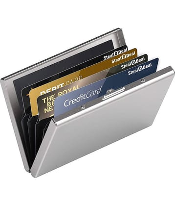 Stealodeal Steel Card Holder ( Pack 1 )