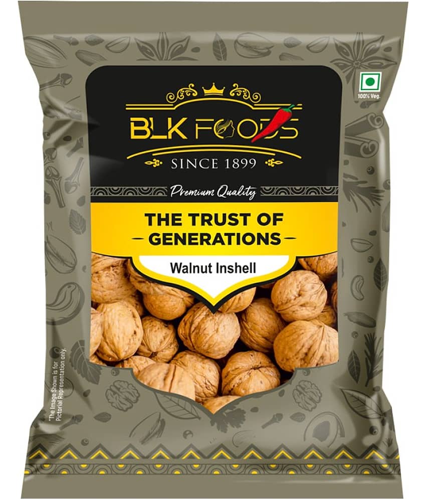 BLK FOODS California Inshell Walnuts(Saboot Akhrot) 400g g