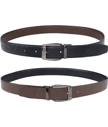 Keviv Black Leather Casual Belt