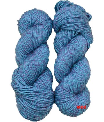 Vardhman Fusion Acrylic Wool Ball for Hand Knitting Yarn Thread Dyed, 200 gm, Blue