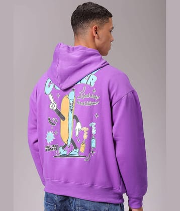 The Indian Garage Co Men Printed Long Sleeves Pullover Hooded Neck Sweatshirt