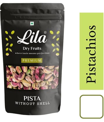 LILA DRY FRUITS Pista Premium Raw Mota Pistachios 200 Gms High Protein & Fiber Snack