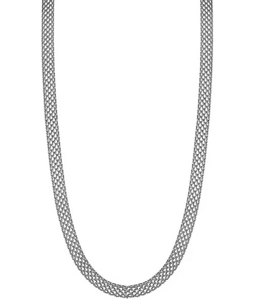 Thrillz Silver Plated Stainless Steel Chain ( Pack of 1 )