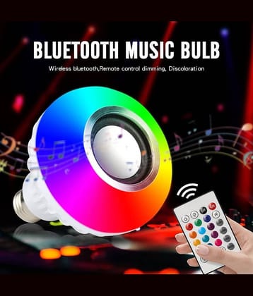 Sparkworld 12W Led Wireless Light Bulb With Speaker | Bluetooth Enabled | Rgb Music Light