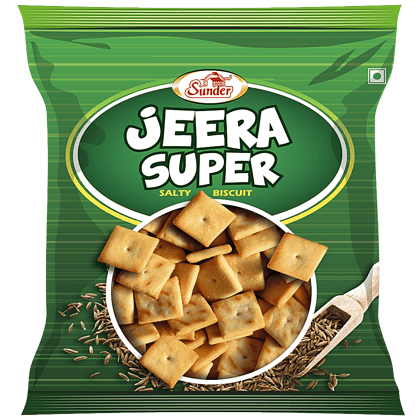 Sunder Jeera Super Salty Biscuits, 200 G
